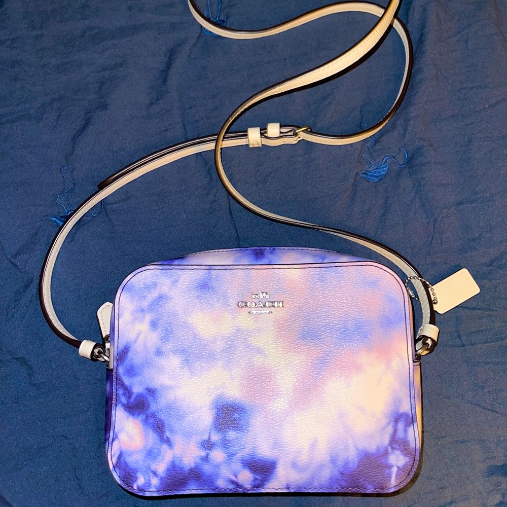 Coach Tie-Dye Purple Purse 😍